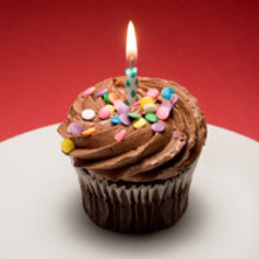 Cupcake candle